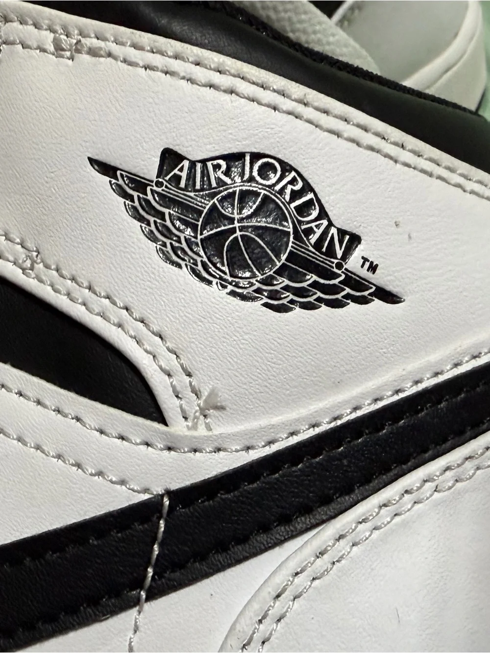 Nike Kids White and Black Mid-Top Sneakers